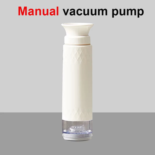 Vacuum Sealed Tank Coffee Beans Vacuum Jar Kitchen Cereals Storage Box Airtight Container Moisture-Proof Sealed Canister for Tea